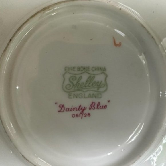Shelley Vintage “Dainty Blue” Cup and Saucer. - Picture 5 of 5
